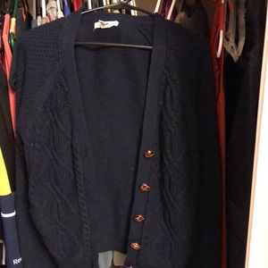 Navy cardigan